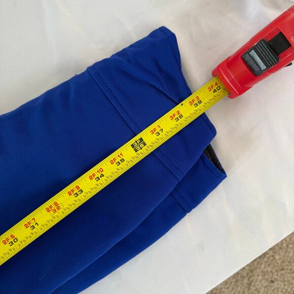 Vintage Obermeyer Skiwear blue wool blend gorpcore snow pants womens Medium - Picture 10 of 11